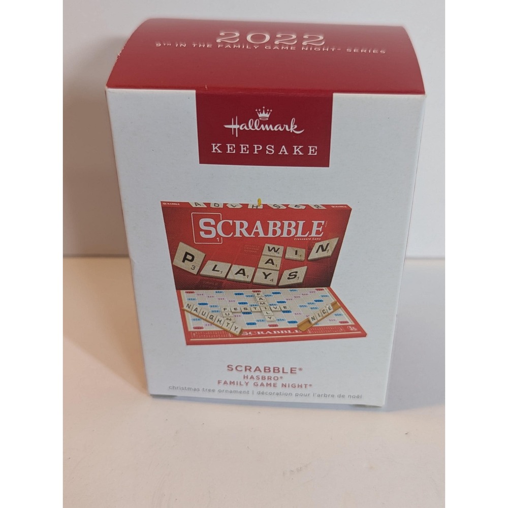Hallmark‎ Keepsake Ornament 2022 Hasbro Family Game Night Scrabble